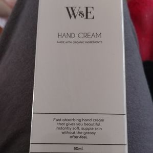 W&E hand cream